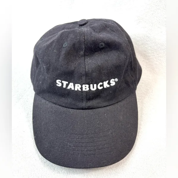 Starbucks Black Cap with White Logo - Image 5
