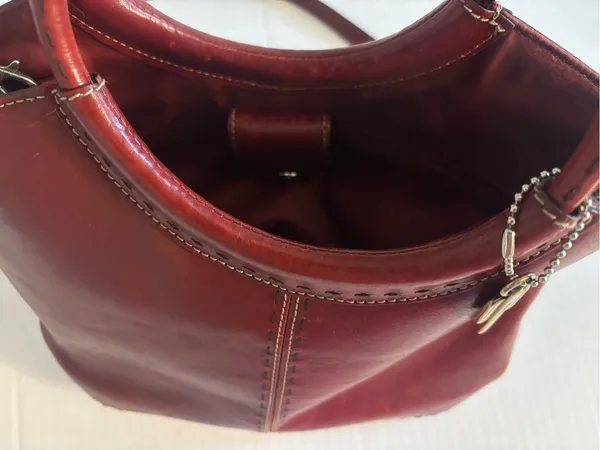 Fossil Top-Handle Leather Bag - Image 11