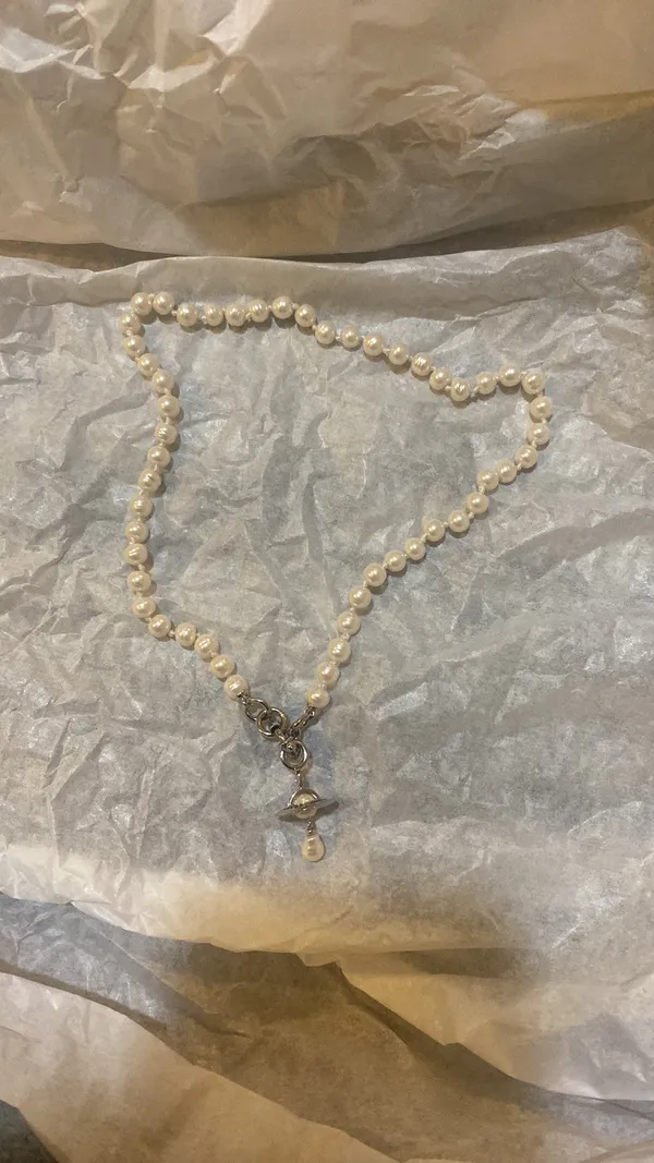 Vivienne Westwood Aleksa Pearl Necklace - Image 6
