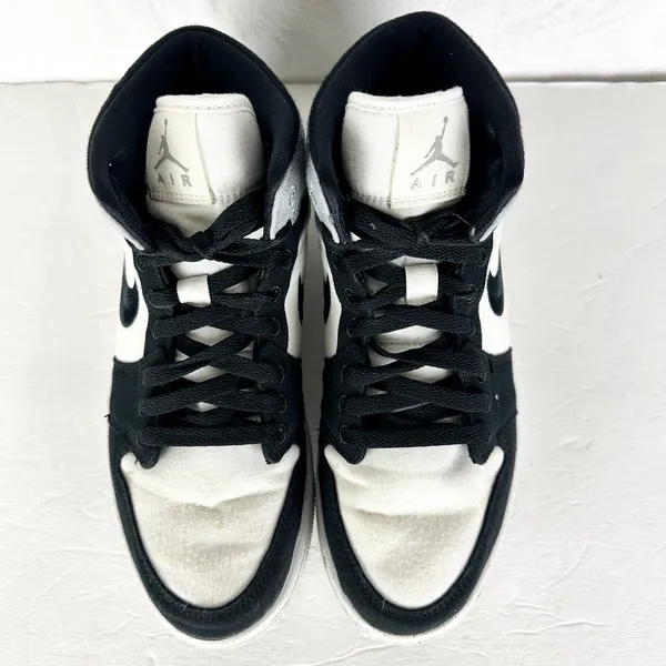 Nike Jordan 1 Mid SE Sail Light Steel Grey Size 9.5 DV0427-100 - Image 4