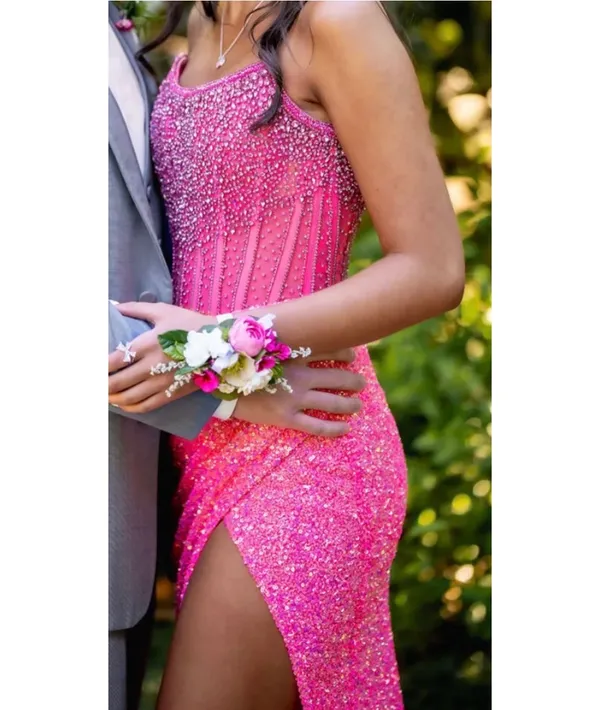 Ashley Lauren Pink Prom Dress 0 - Image 2
