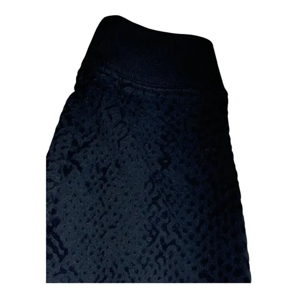 Rails Pants Women XS Black Velvet‎ Tie Oakland Black Flocked Cobra Joggers - Image 5