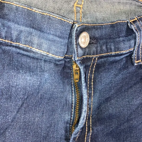 7 For All Mankind‎ The Skinny Jeans Women 31x29 Dark Wash Denim Stretch Pants - Image 10