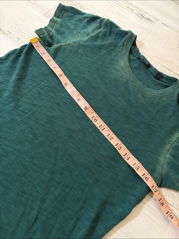 ATM Anthony Thomas Melillo Teal Green Short Sleeve Crewneck Tee - Image 8