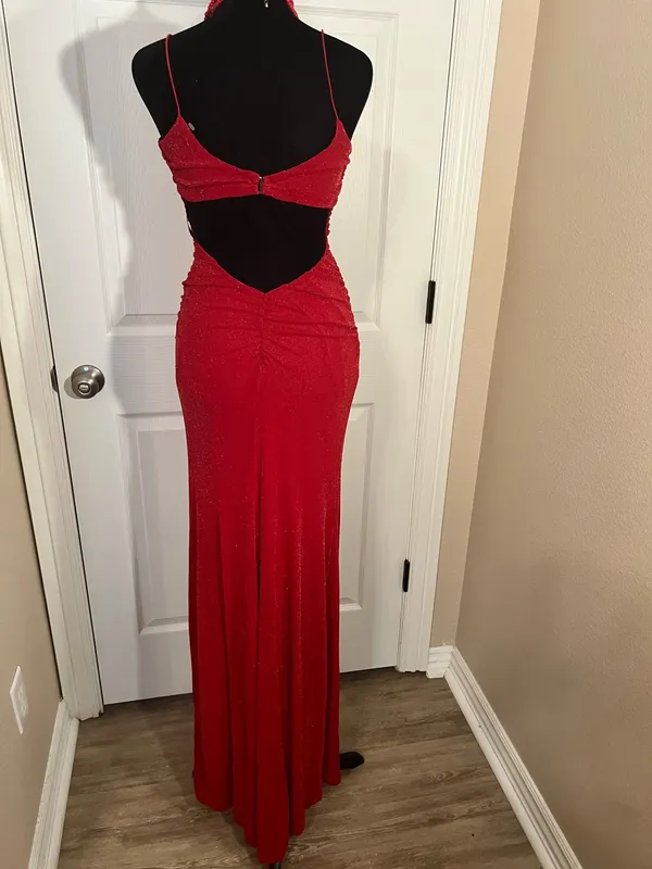 Coya Collection Sexy formal red bridesmaid wedding guest dress - Image 3