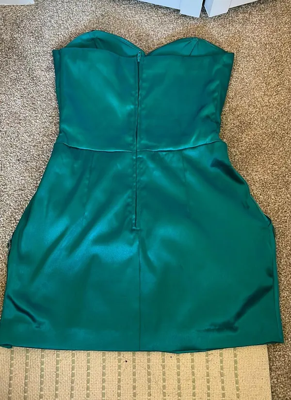 B. Darlin Short Turquoise Homecoming Dress - Image 8