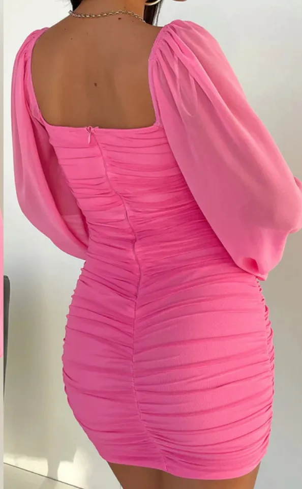 That's So Fetch Pink OCTAVIA Dress - Image 2
