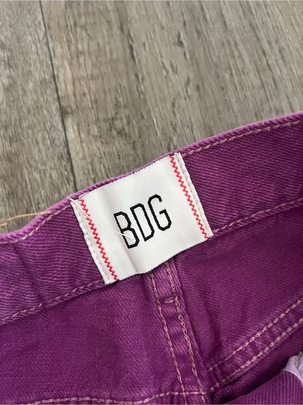 Bdg cowboy jean Women’s High-Rise Straight Leg Jeans — Fuchsia - Image 7