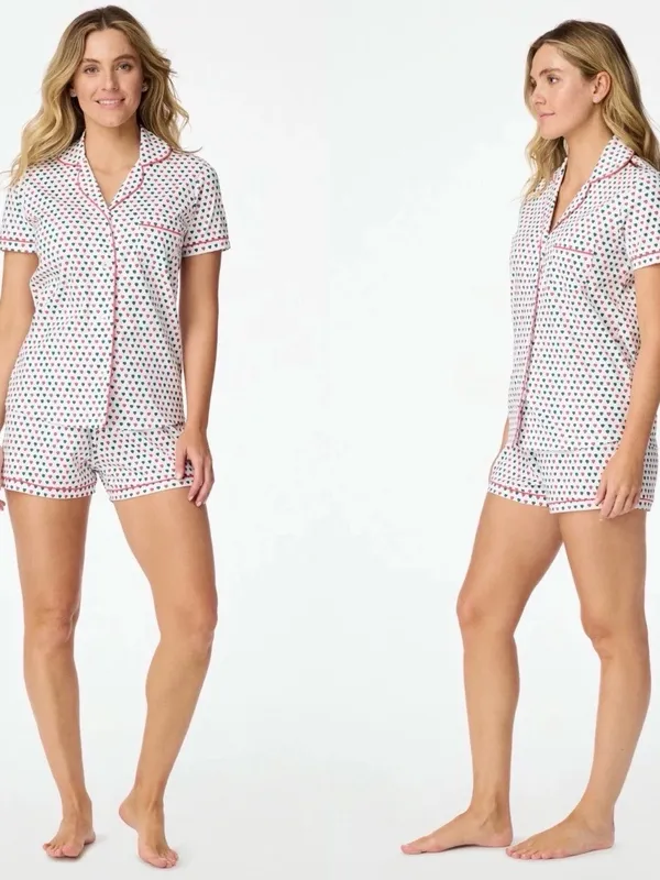 Roller Rabbit Holiday Hearts Limited Edition Pajama Set - Image 2