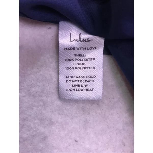 Lulus Maxi Dress Womens Size M Navy Blue Cowl Neck Satin Formal Gown New - Image 7