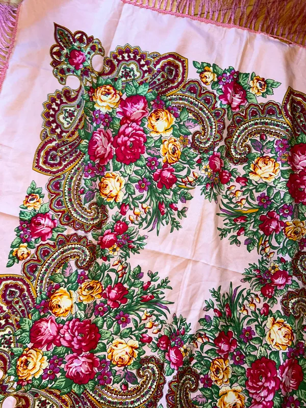 Pink floral wrap - Image 10