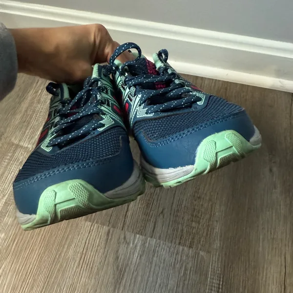 ASICS Sneakers Gel Venture 8 Hiking Running Trail Shoes Mint Blue Green Pink 6.5 - Image 4
