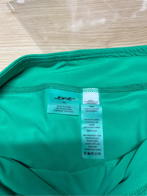 Jofit Dash Skort Green Pleated Golf Tennis Skirt XL - Image 8