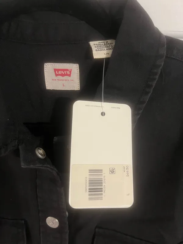 Levi’s Black Denim Dress - Image 3