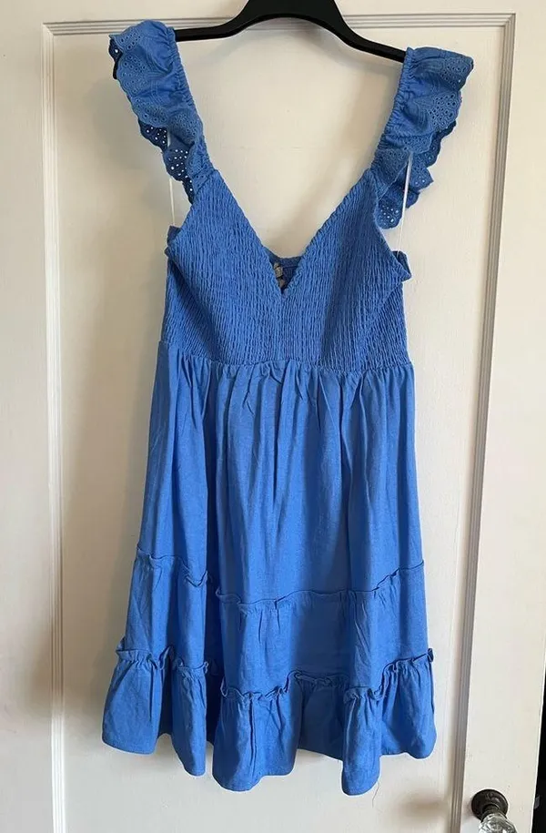 Love Tree ruffled linen sun dress - Image 3