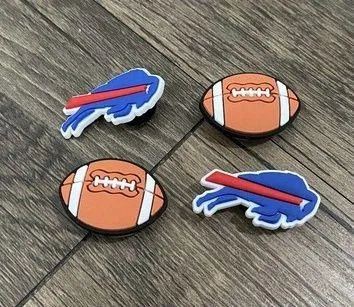 Crocs Buffalo Bills Football Team Charm For Shoe Charms - 4 Pieces - Image 2
