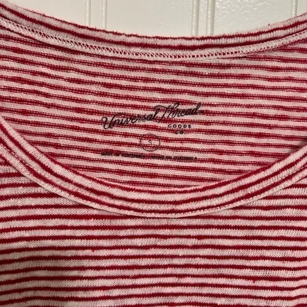 Universal Threads - Red and White Striped Top - Image 3
