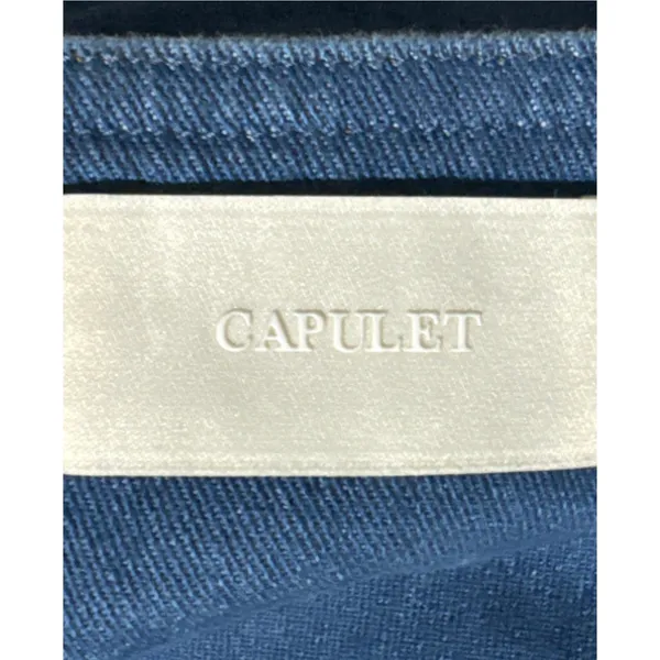 Capulet Lennon Denim Overalls XS Blue Wide Leg Dungaree Stretch Retro Fit - Image 8