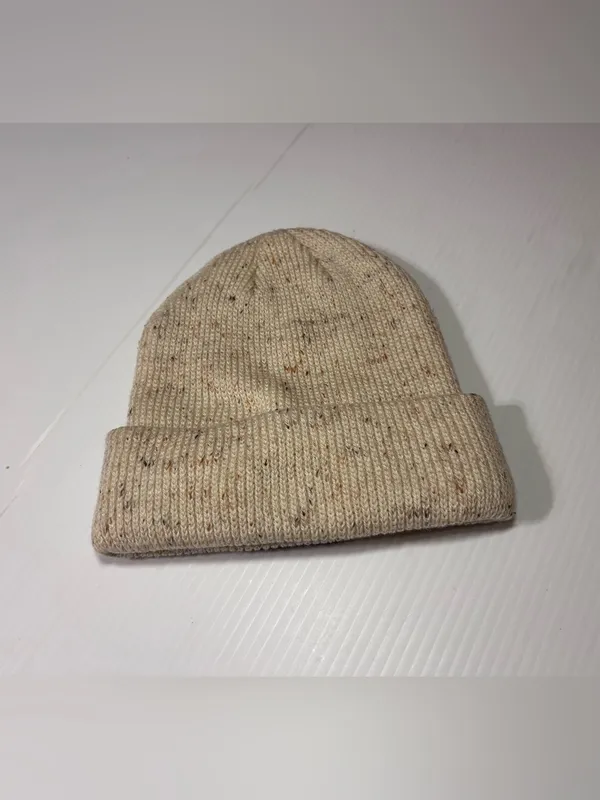 The North Face Speckled Tan Knit Cuff Beanie - Image 2