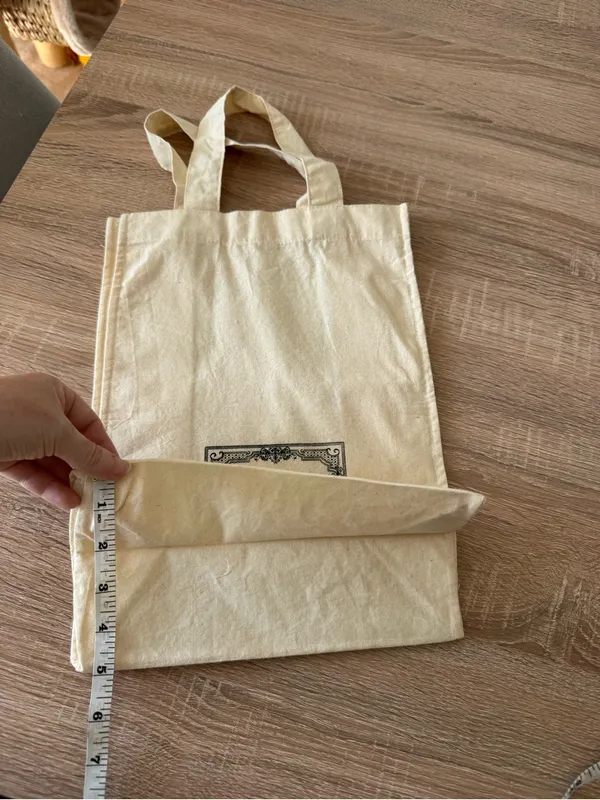 Authentic Gucci Logo Canvas Dust Tote Bag small 13.5 x 10.5 inches - Image 7