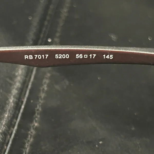 Ray-Ban Brown Frame Glasses frame and Ray Ban hard Case only - Image 7