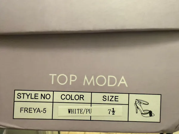 Top Moda white heels - Image 3