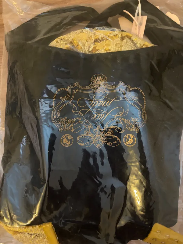 NEW LaceMade Golden Eagle Goddess Corset Top Size XL - Image 14
