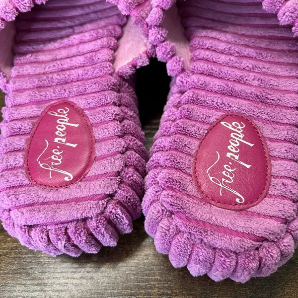 Free People Two Days in Ibiza Platform Sandals Womens 9 Orchid Slides Beach Boho - Image 7