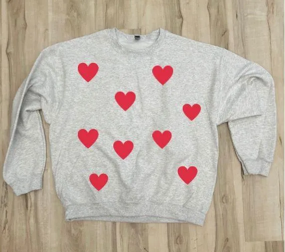 Boutique Hearts Sweatshirt - Image 3