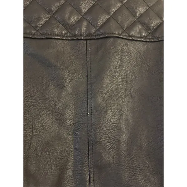 Universal Threads Women's Moto Faux Leather Jacket Black, Size Xsmall - Image 5