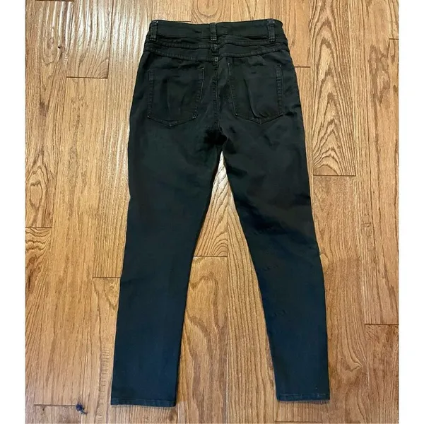 Free People black Pocket front skinny jeans 25 - Image 10