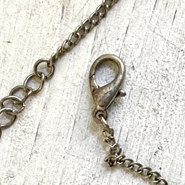 Silver tone tree charm pendant necklace - Image 8