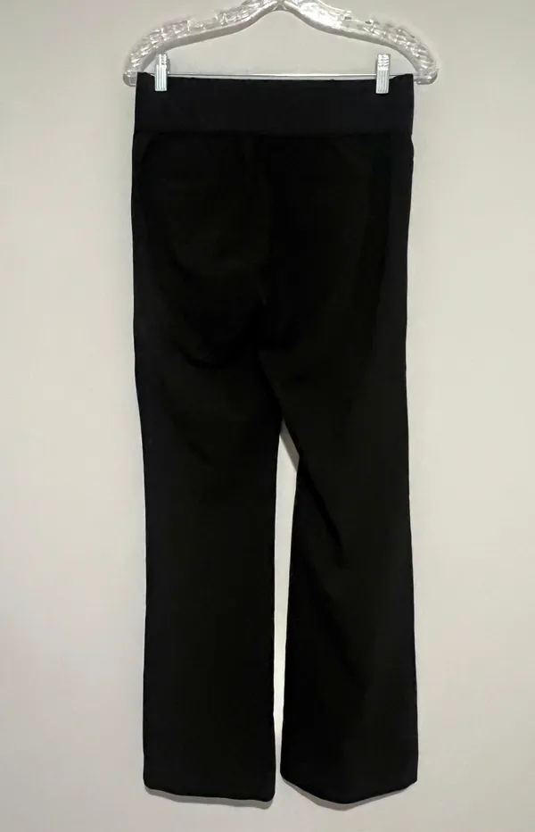 Gap Maternity Black Stretchy Pregnancy Work Pants - Image 4
