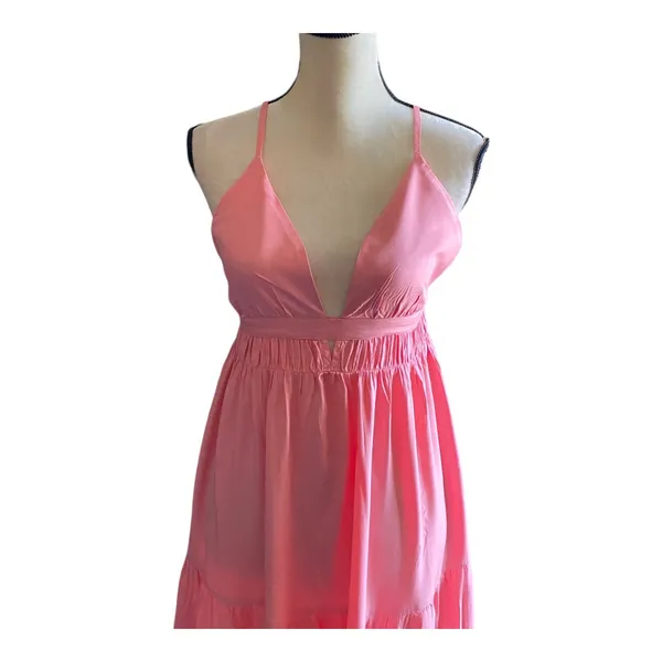 The Drop NWT- beautiful pink maxi dress, tiered skirt, brand new - Image 3