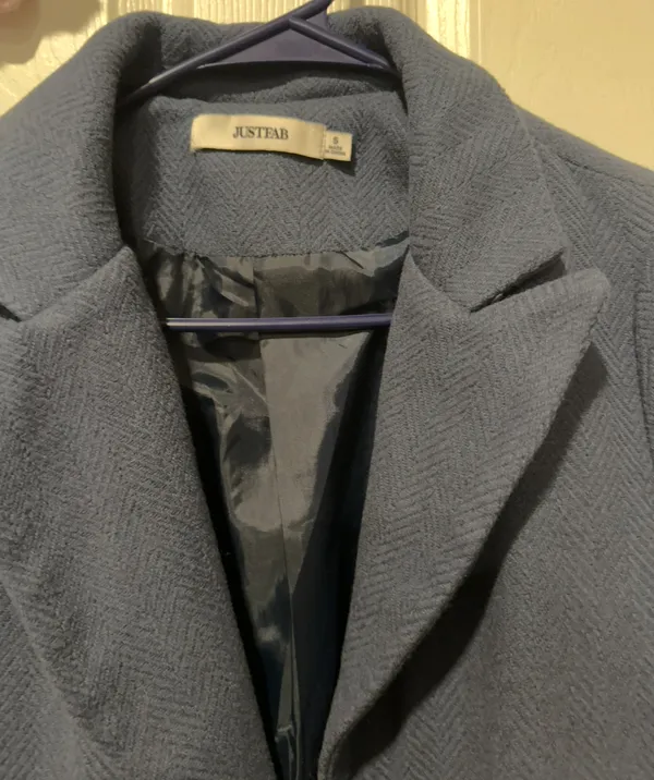 JustFab Blue coat - Image 5