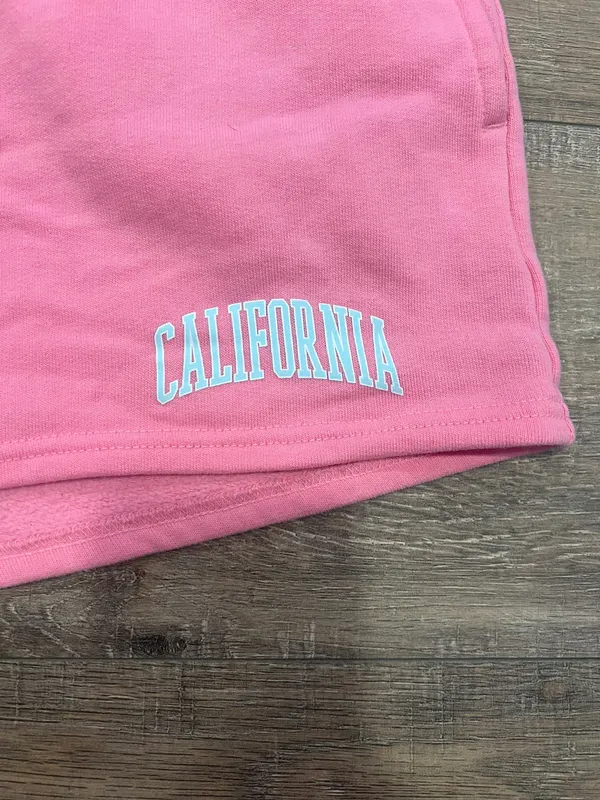 Hollister pink sweat shorts - Image 2