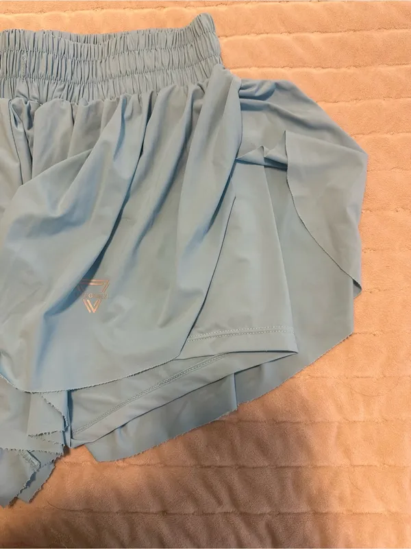 Amazon Light Blue Athletic Skorts with Built-In Liner - Image 4