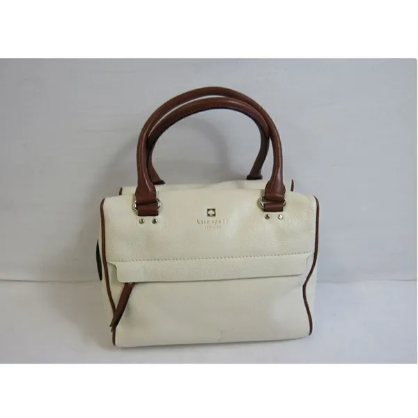 Kate Spade Grant Park Alida Shoulder Tote in bone/dkrst Taupe - Image 3