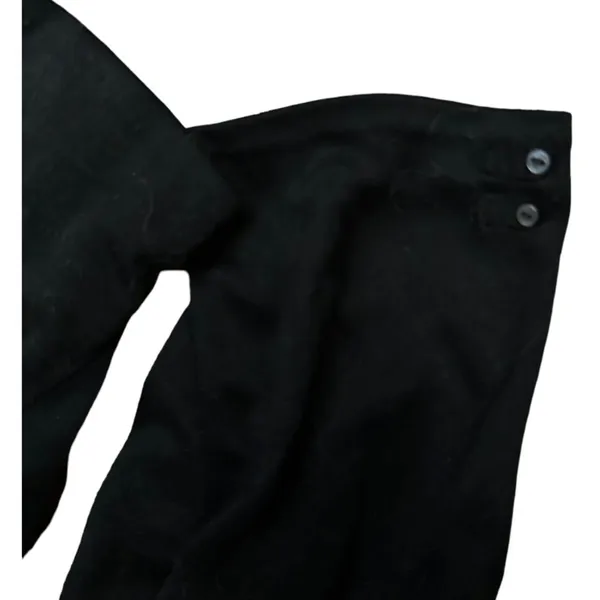 Vintage‎ Black Lightweight Leather Gloves - Image 2
