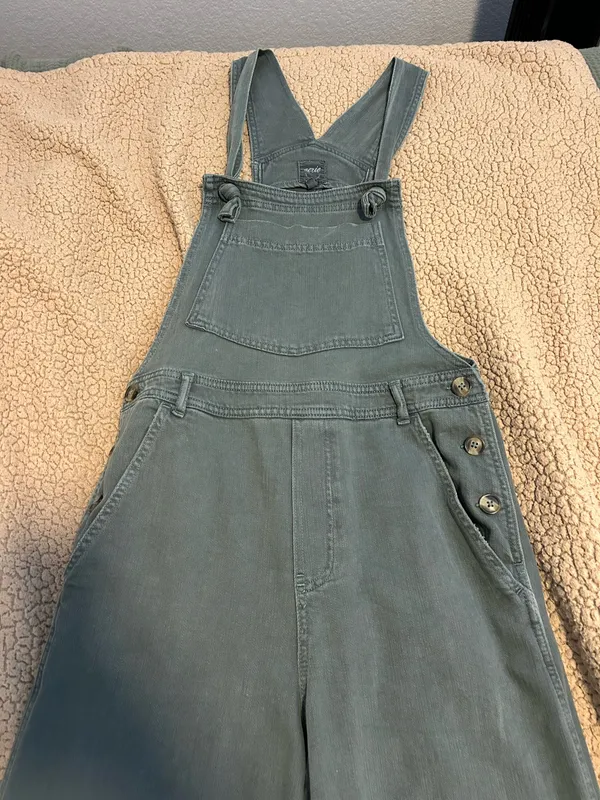 Aerie Women's Overalls in Olive - Image 3