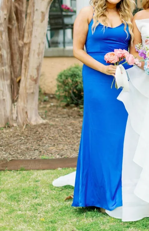 Birdy Grey Bridesmaid Dress Blue - Image 5