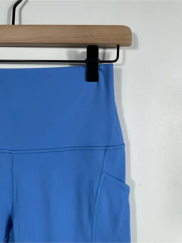 Lululemon Align High‎ Rise Pant Pockets 25” Size 6 Blue Nulu Leggings - Image 7