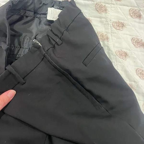 Zara XS Classic Black Dress Pants - Image 3