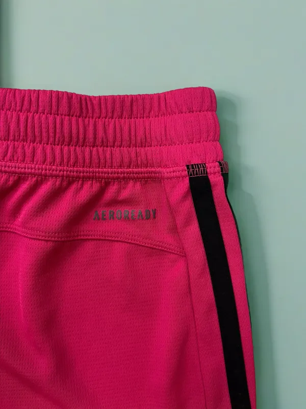 🏋🏻‍♀️ Adidas Athletic Shorts in Hot Pink w/ Black Stripes | Women’s Sz Sm - Image 5