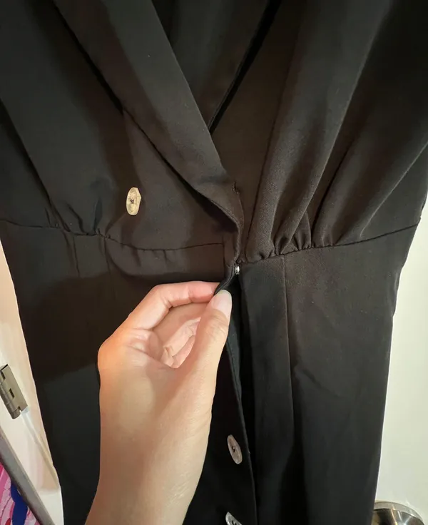 Vest dress Black - Image 7