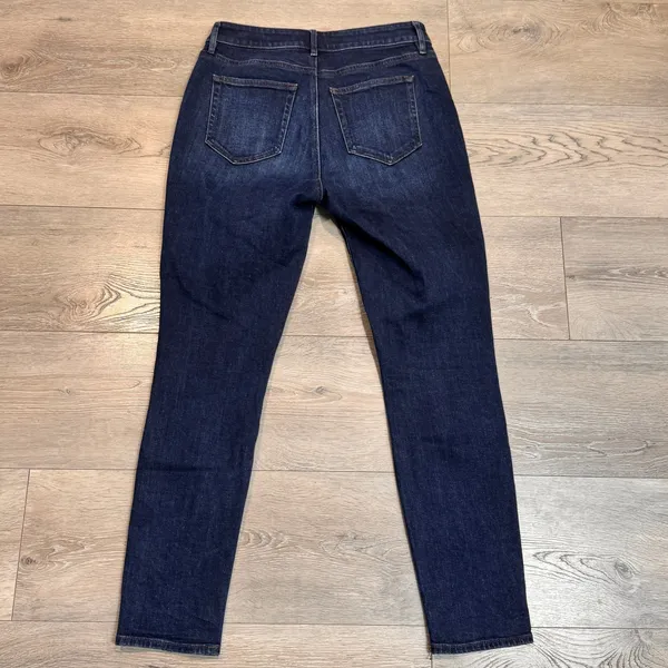 LOFT Outlet Curvy Skinny Jeans Dark Wash‎ Womens Size 4 Clean Wash Flattering - Image 2