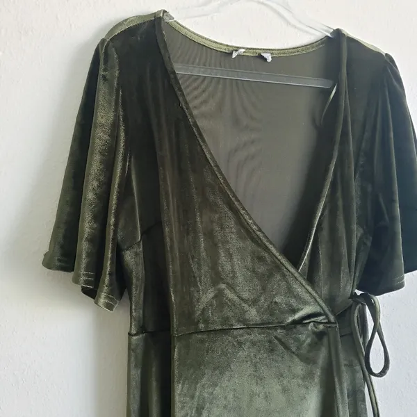 Baltic Born Katelyn elvet Wrap Maxi Dress - Image 5