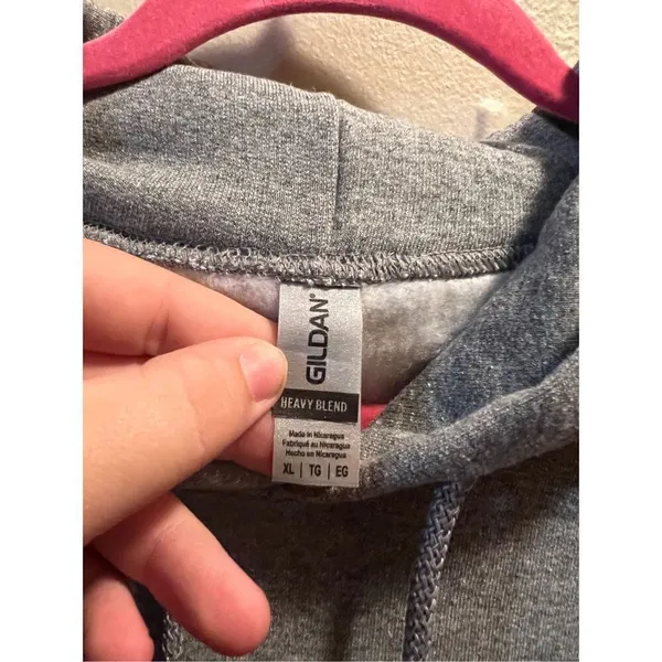 Gildan Football Vibes Hooded Sweatshirt Size XL - Image 5