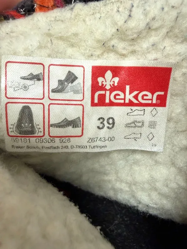 Rieker Felicitas Boots Black Size 8 - Image 11