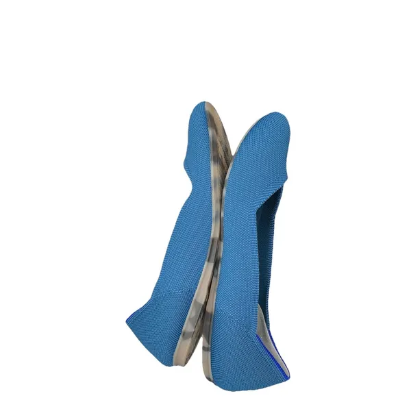 Rothy's‎ The Flat Round Toe Blue Shoes Size 10 - Image 4